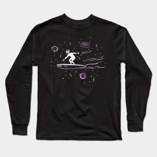 Surfer Conspiracy Extraterrestrial Ufo Alien Lover Alien Long Sleeve T-Shirt